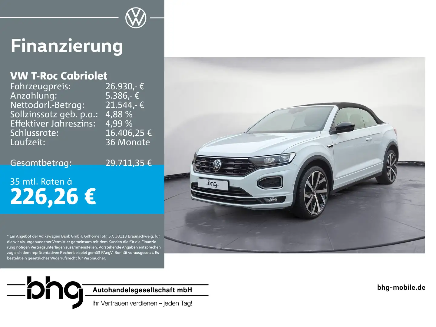 Volkswagen T-Roc 1.5 Kamera Sitzheizung Weiß - 1
