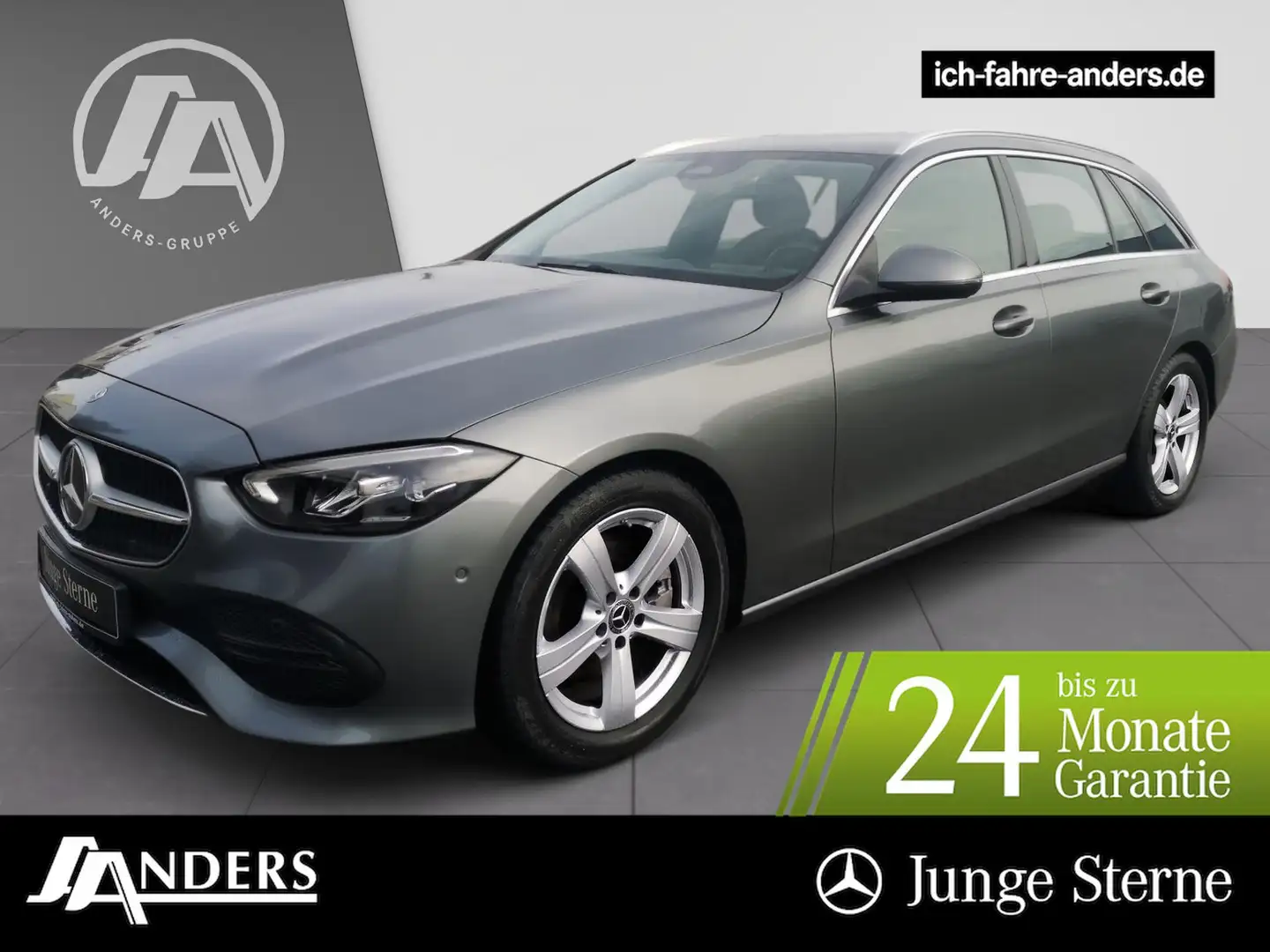 Mercedes-Benz C 200 d T Avantgarde+MBUX+SHZ+LED+PDC+Kam+EASY-P Grijs - 1