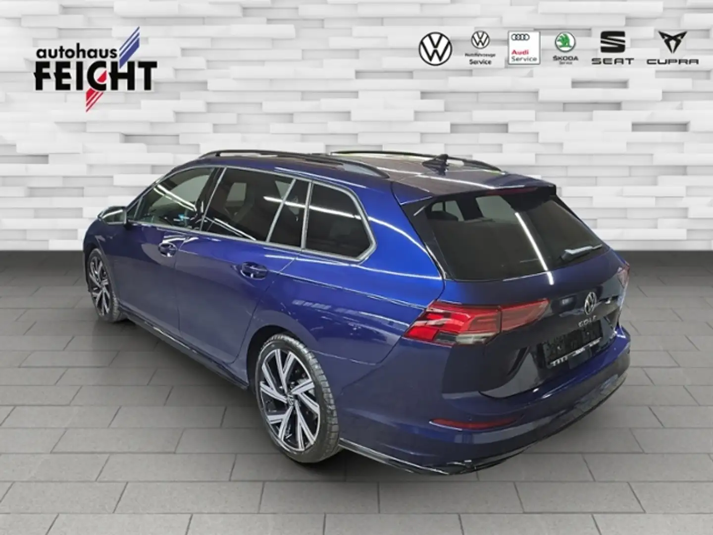 Volkswagen Golf Variant VIII 1.5 eTSI R-Line+LED+RFK+AHK+APP-CONNE. Blauw - 2