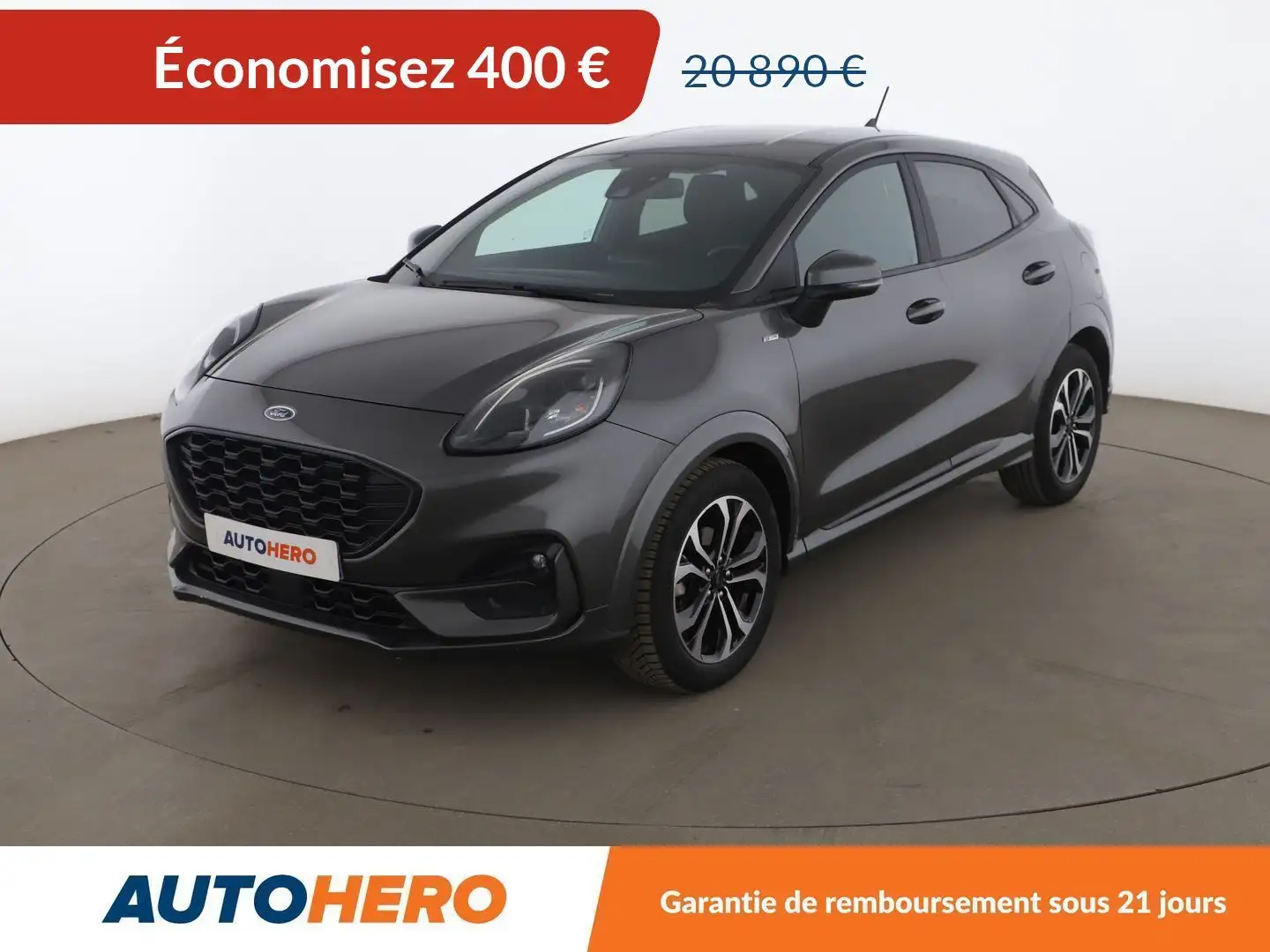 Ford Puma 1.0 Flexifuel mHEV ST-Line Grey - 1