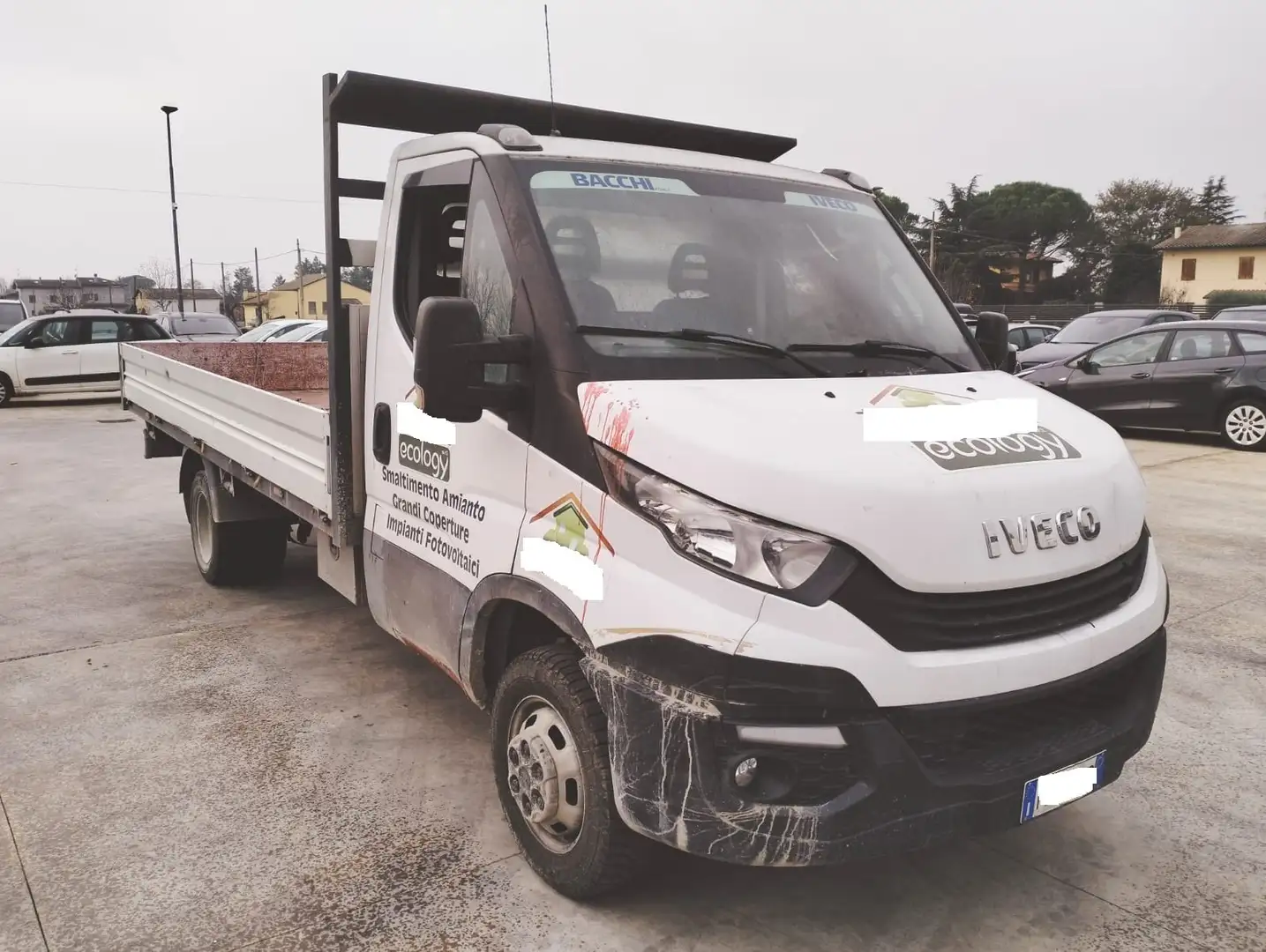 Iveco Daily 2.3 - SINISTRO DA INCENDIO - MOTORE  OK Blanc - 1