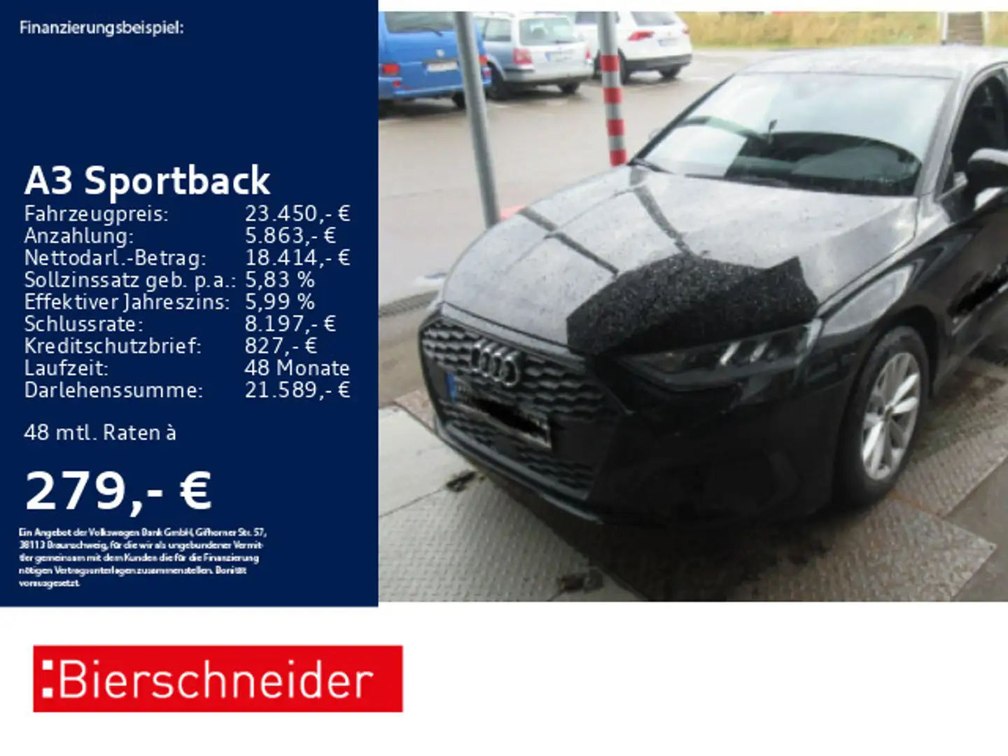 Audi A3 30 TFSI SHZ GRA NAVI VC PDC Czarny - 1
