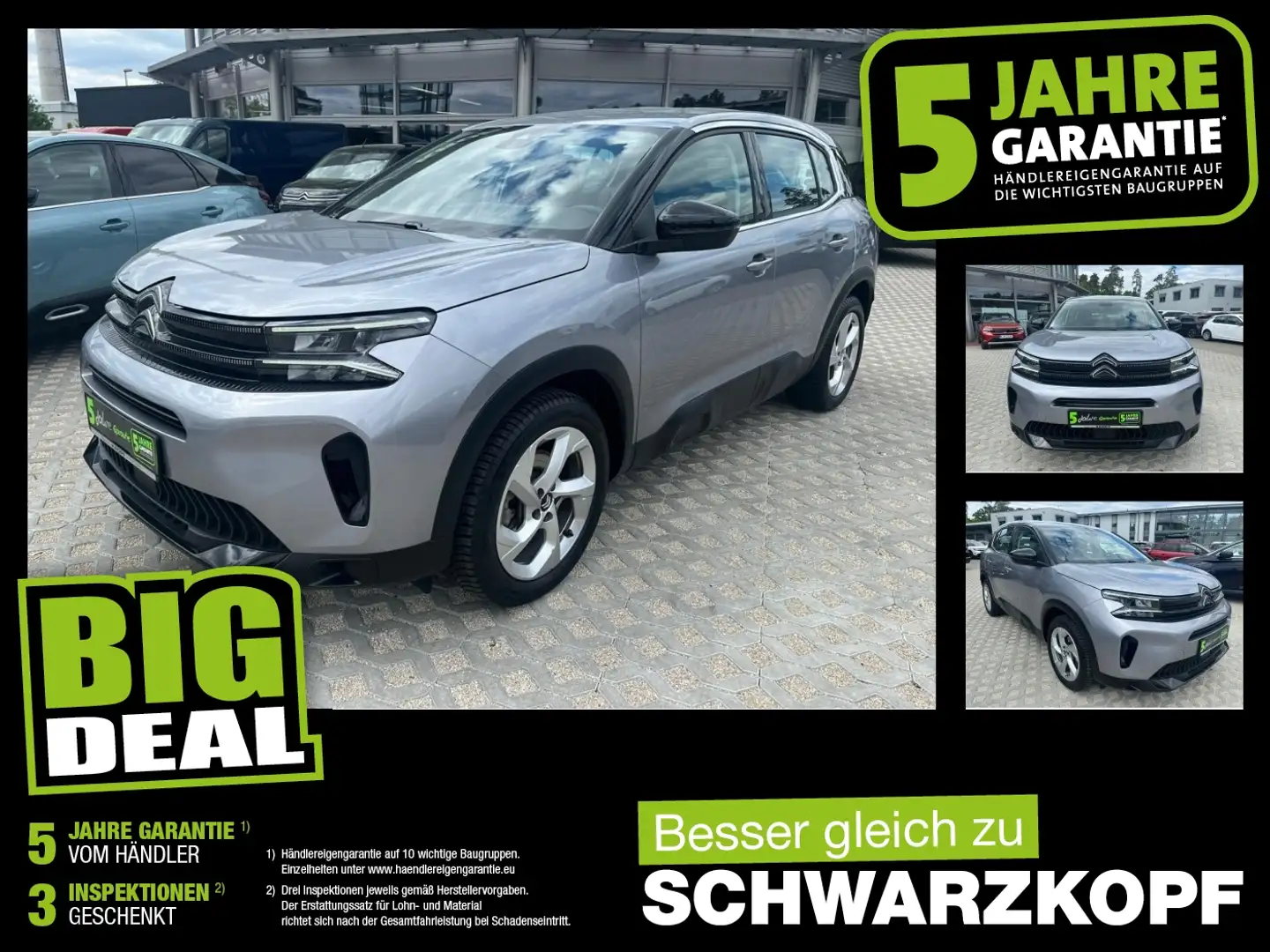 Citroen C5 Aircross 1.2 PureTech 130 YOU KlimaA Navi Grau - 1