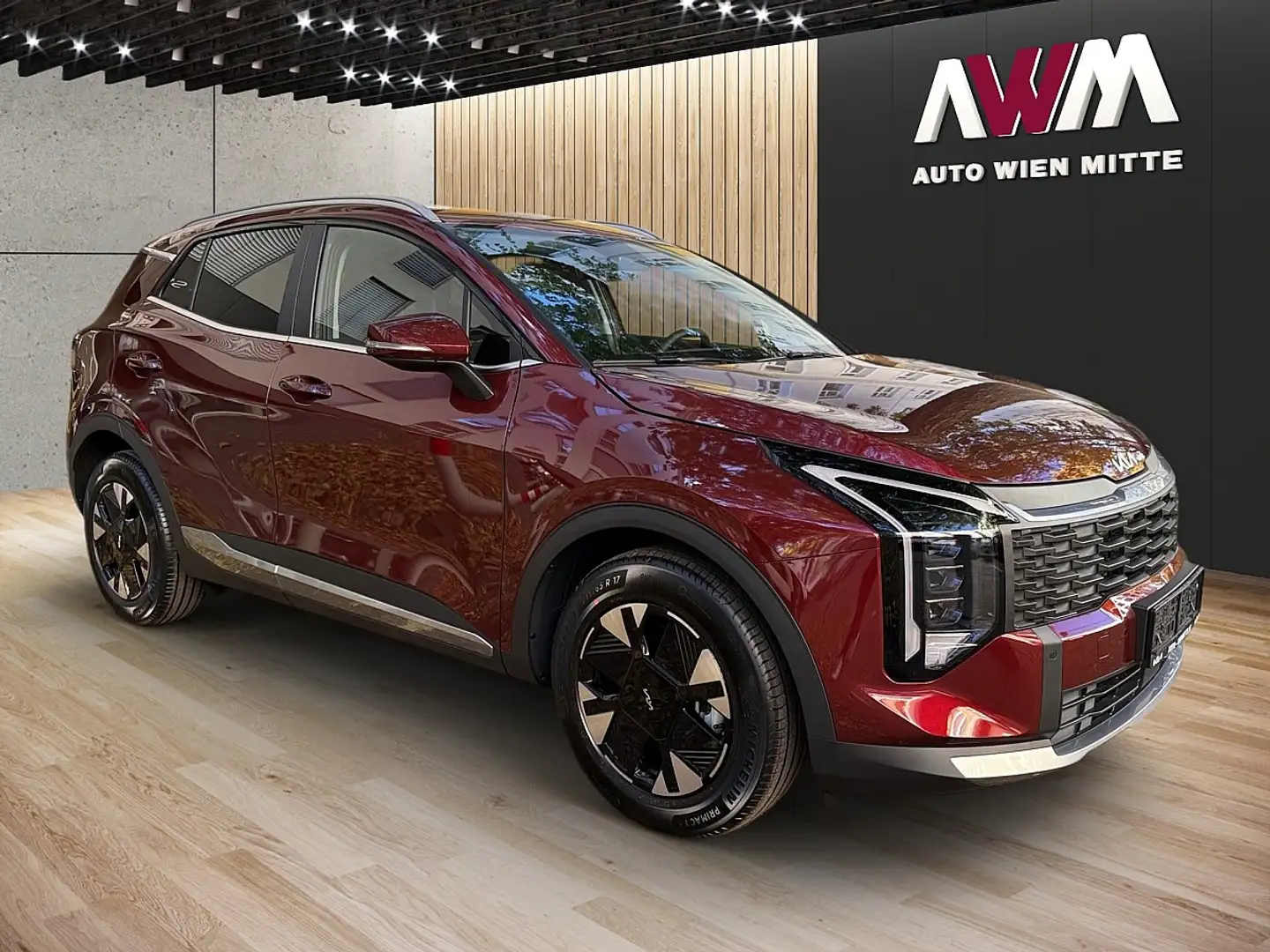 Kia Sportage 1,6 TGDI Silber DCT MY26| AUTO WIEN MITTE Rot - 2