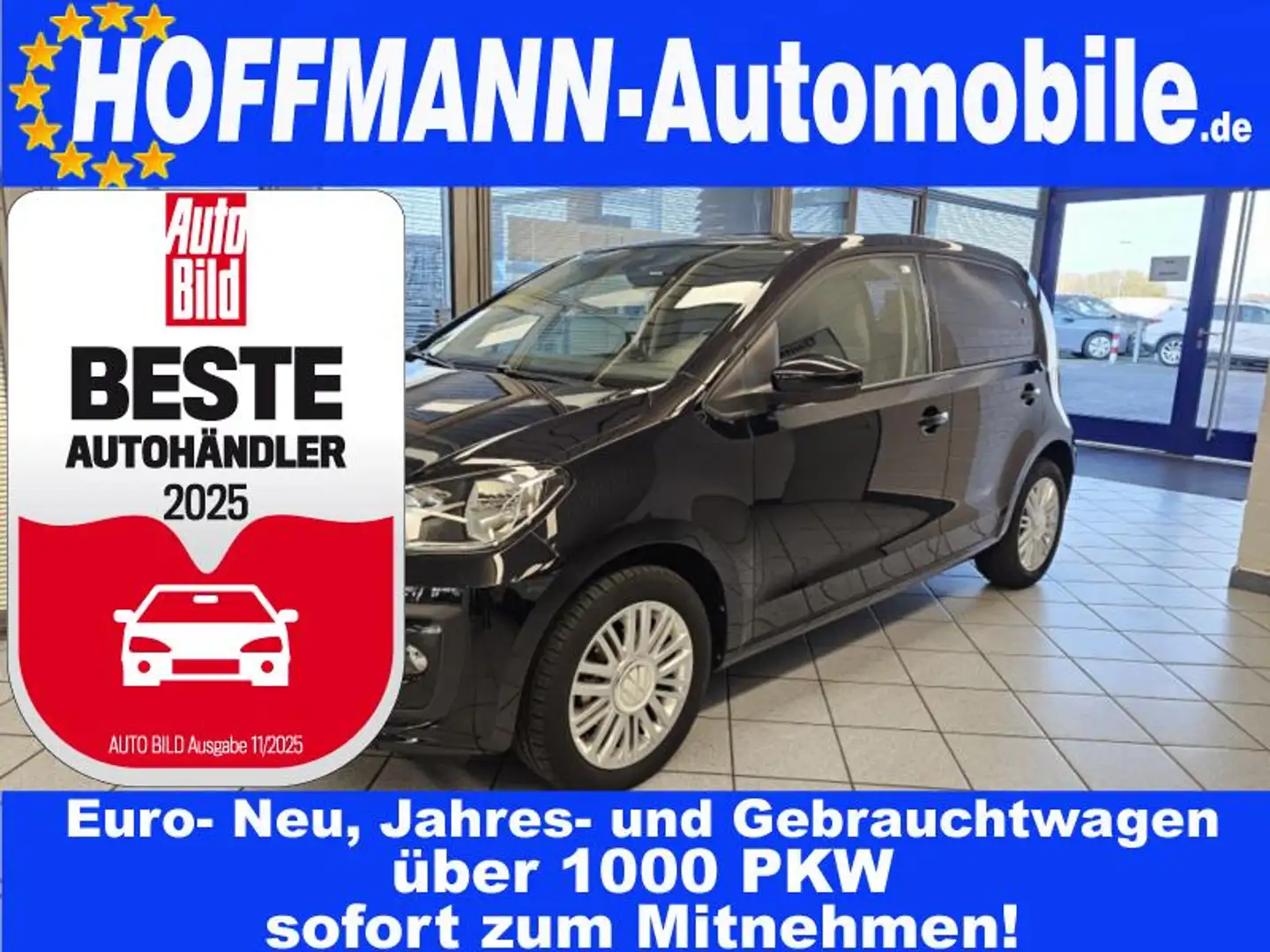 Volkswagen up! move up! 4-türig,Kamera,PDC,Sitzheizung Schwarz - 1