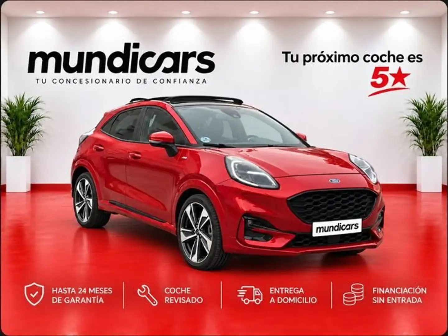 Ford Puma 1.0 EcoBoost 114kW ST-Line X MHEV Rojo - 1