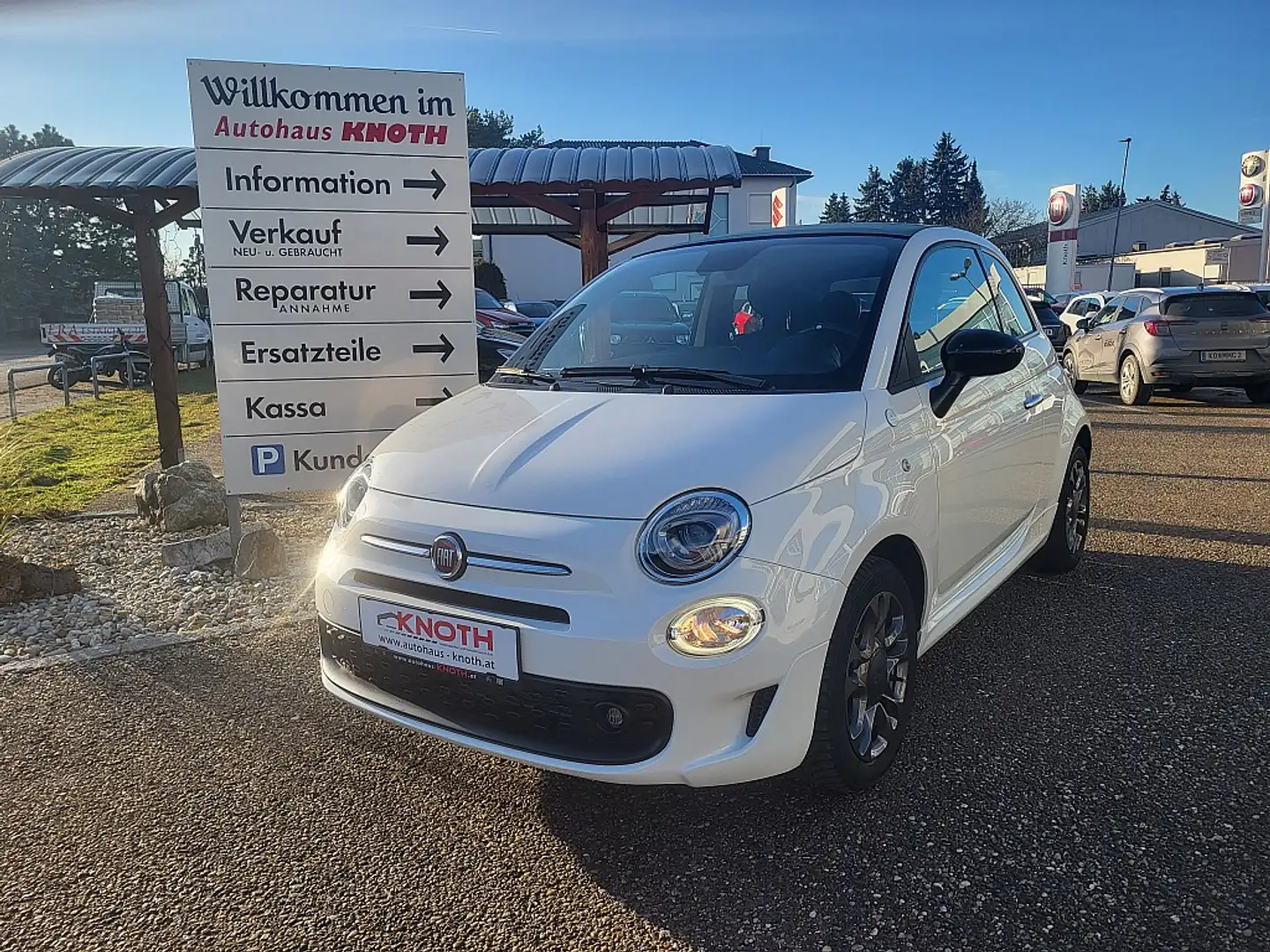 Fiat 500C FireFly Hybrid 70 Google Weiß - 1