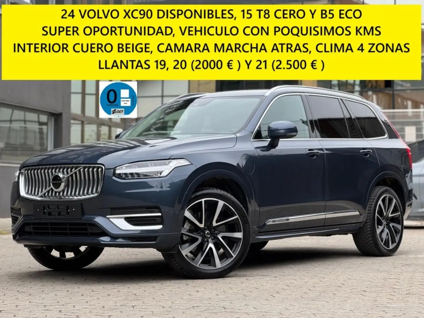 Volvo XC90 B5 Momentum 7pl. AWD Aut. Bleu - 1