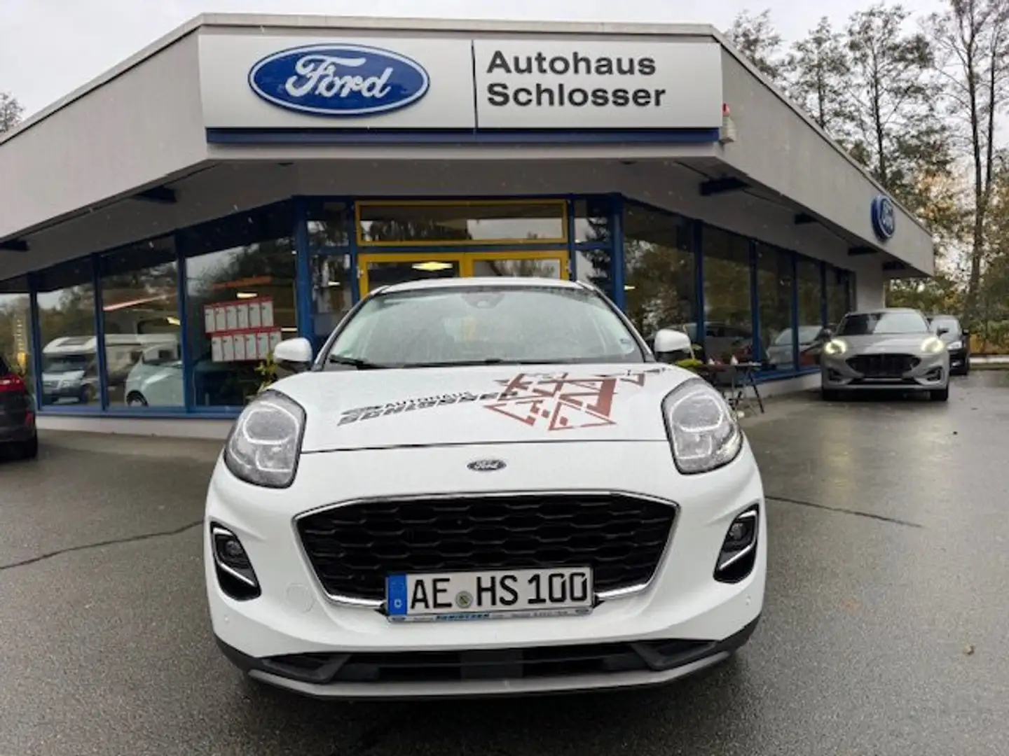 Ford Puma 1.0 EcoBo. Hyb. Titan. Winterpaket PDC+Kamera, FGS Weiß - 2