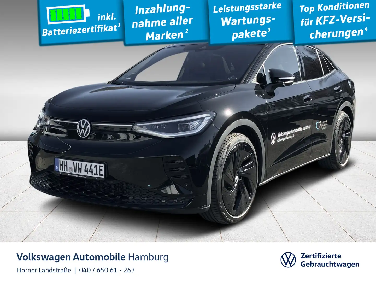 Volkswagen ID.5 GTX 4Motion Panoramadach Area View CarPlay Schwarz - 1