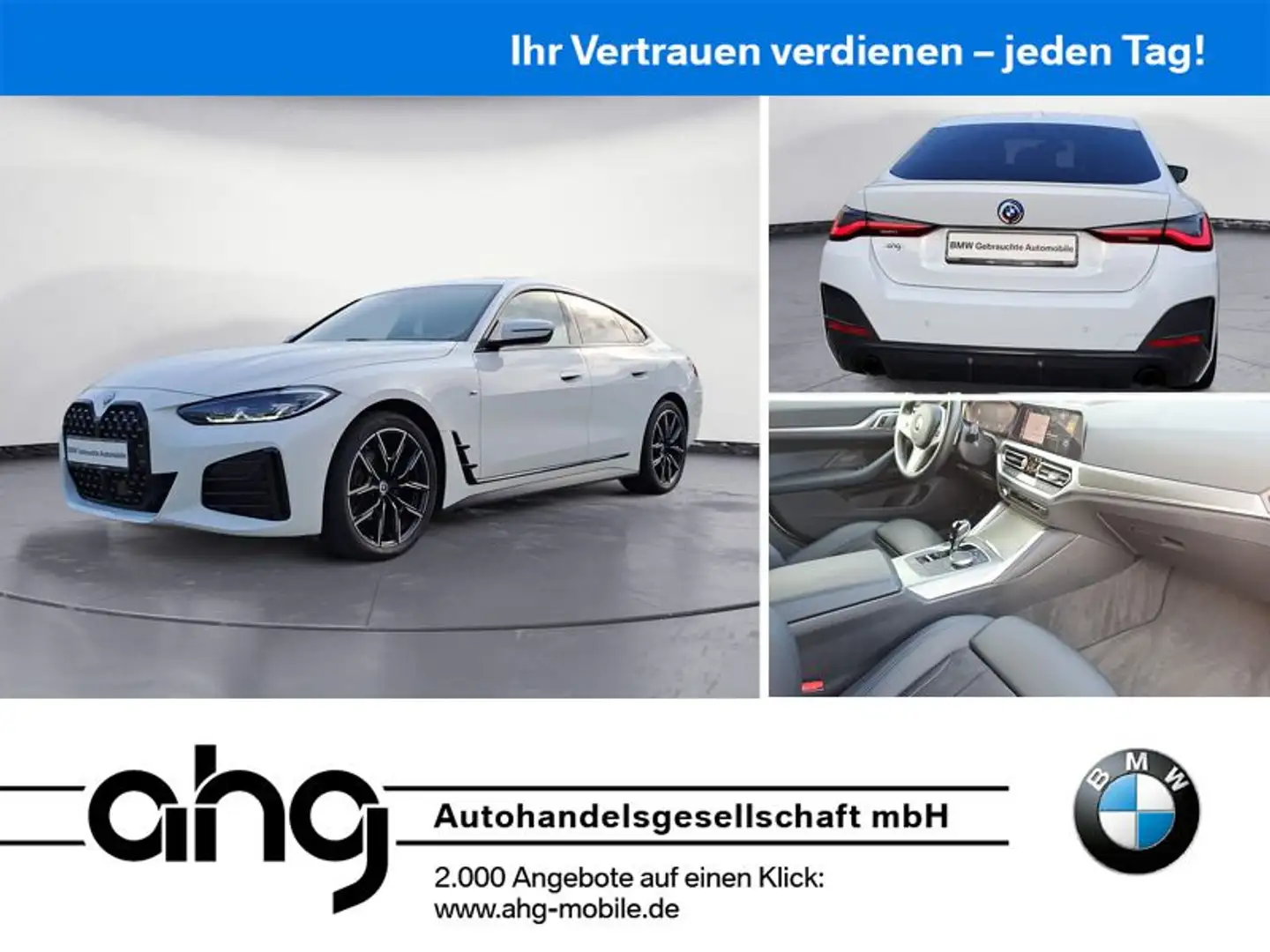 BMW 420 M Sport Sport Aut. Klimaaut. Bianco - 1