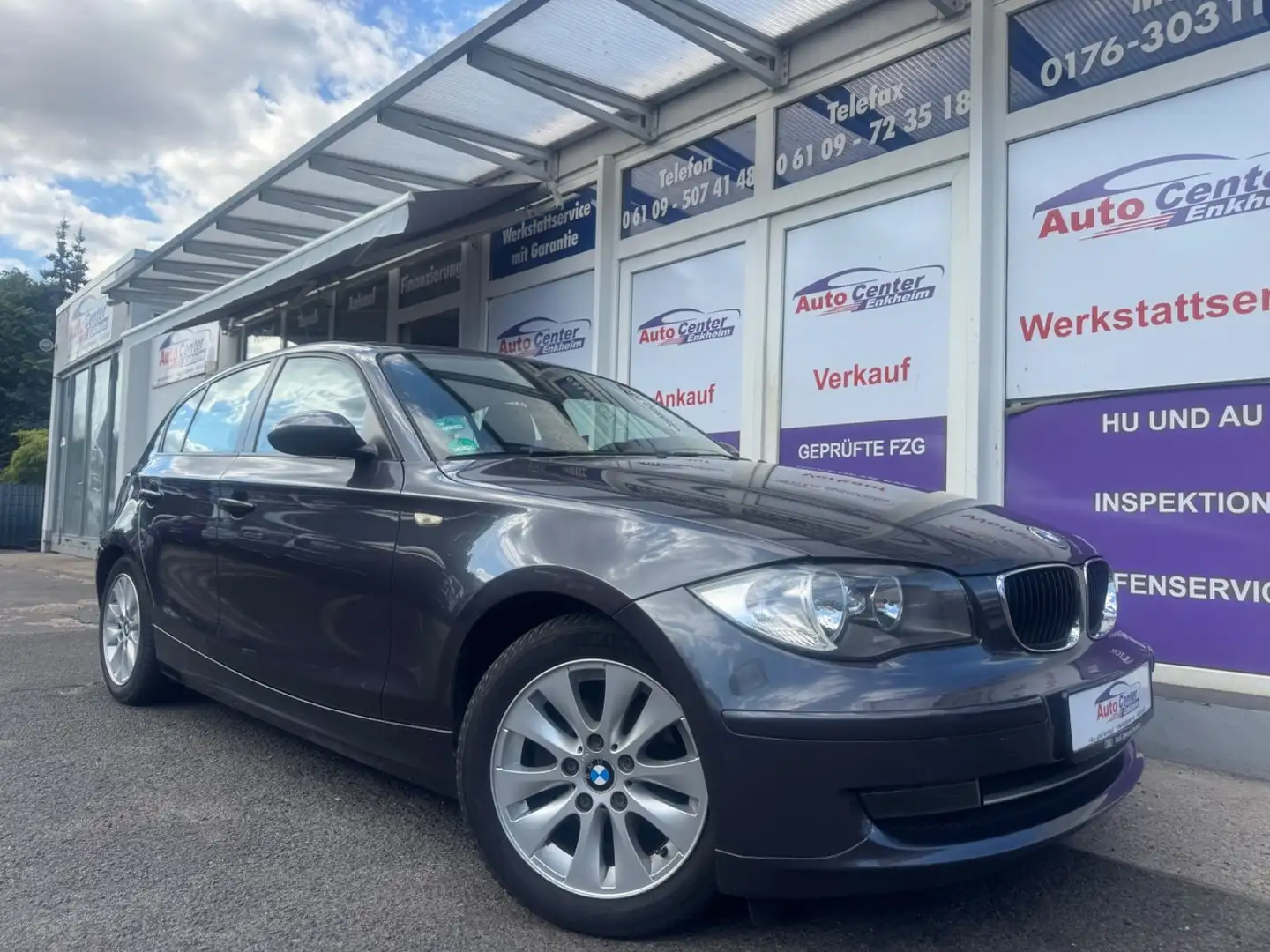 BMW 116 Baureihe 1 Lim. 116i Navi*Sitheizg*Schiebed* Серый - 1