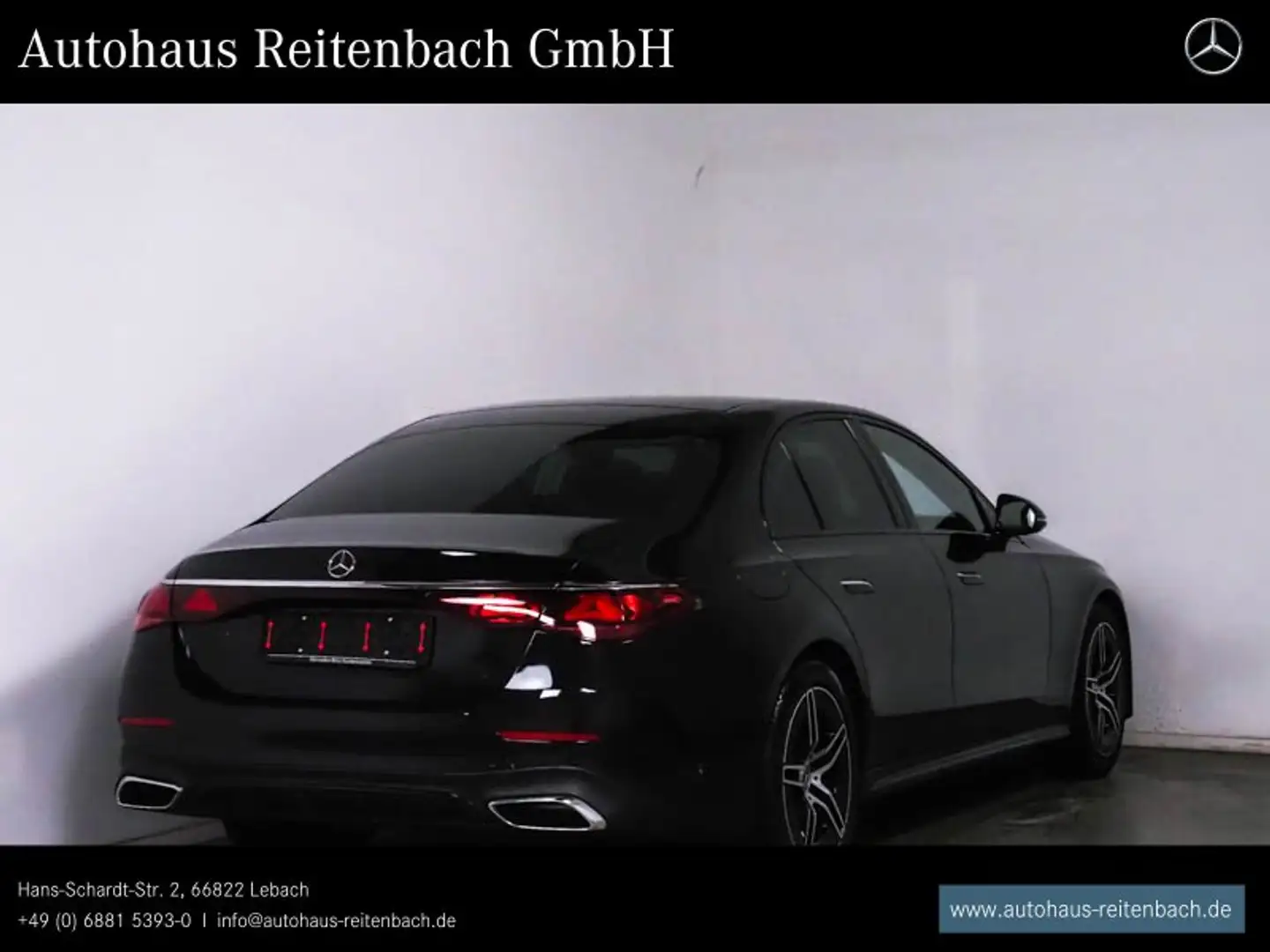 Mercedes-Benz E 200 E200 LIMO AMG+BURMESTER4D HUD+NIGHT+GRILLBELEUCH Schwarz - 2