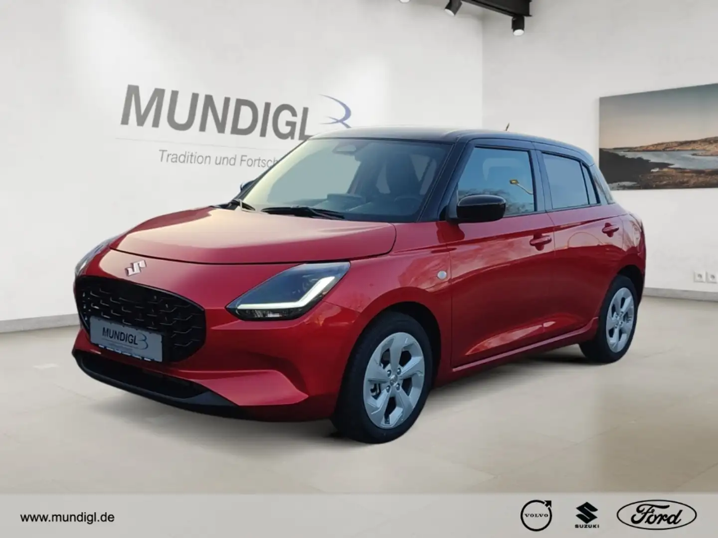 Suzuki Swift Comfort CVT NAVI ACC Autom TIEFER SHZ Klima RFK Piros - 1