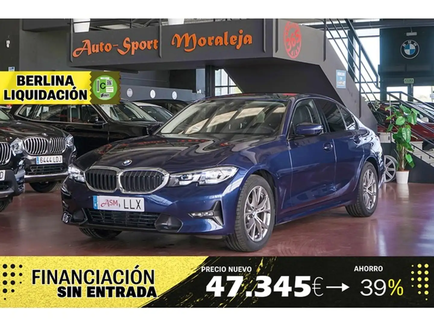 BMW 318 318d Azul - 1