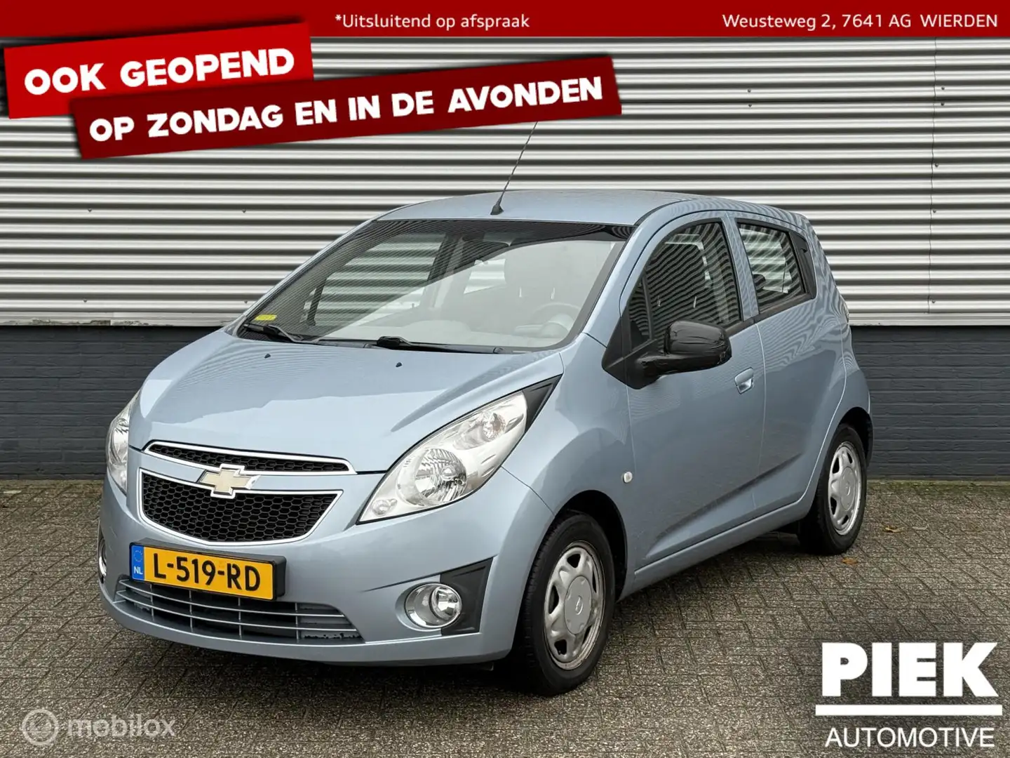 Chevrolet Spark 1.0 16V LS AIRCO, APK Blauw - 1