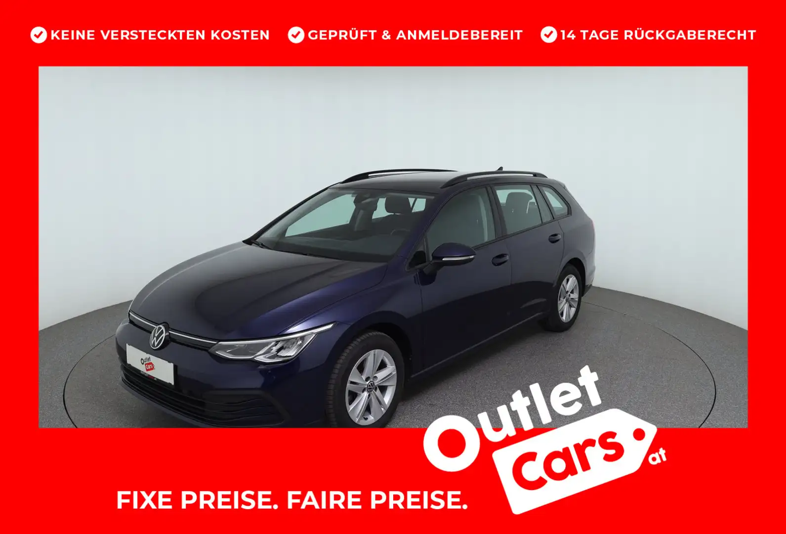 Volkswagen Golf Variant Life TDI Azul - 1