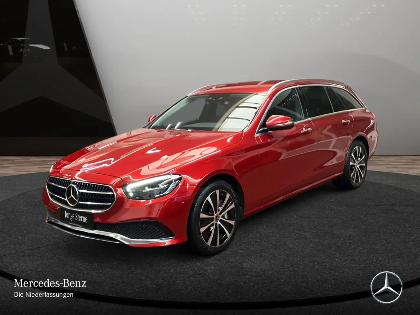 Mercedes-Benz E 300 de T AVANTG+360+AHK+LED+FAHRASS+KEYLESS+9G Rot - 2