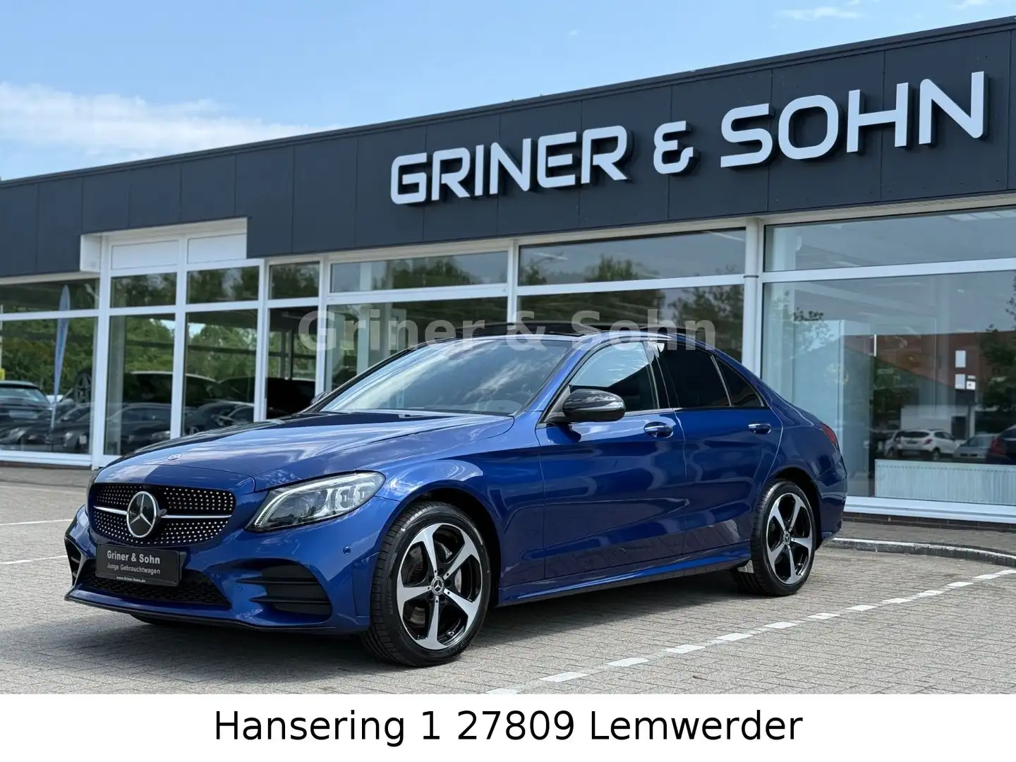 Mercedes-Benz C 200 d Lim,AMG,Virtual,Pano,Burm,Sitz-Luft,Distr Blau - 1