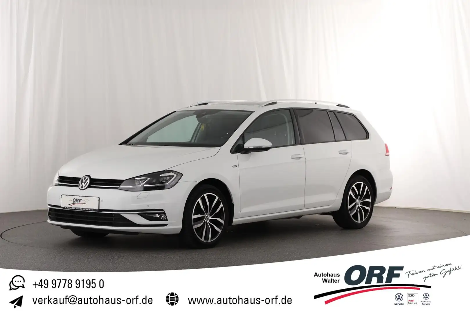 Volkswagen Golf 7 Variant 2.0 TDI Join LED NAVI KAMERA APP PANO AL Weiß - 1