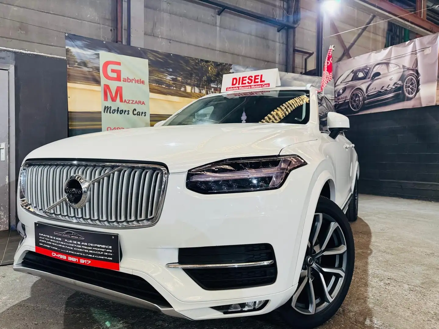 Volvo XC90 2.0 D5 Inscription - LED - T.O - Cuir Blanc - 1