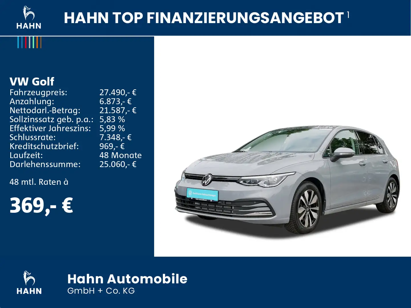 Volkswagen Golf VIII 2.0TDI DSG Move AHK Pano HUD ACC Kamer Grau - 2