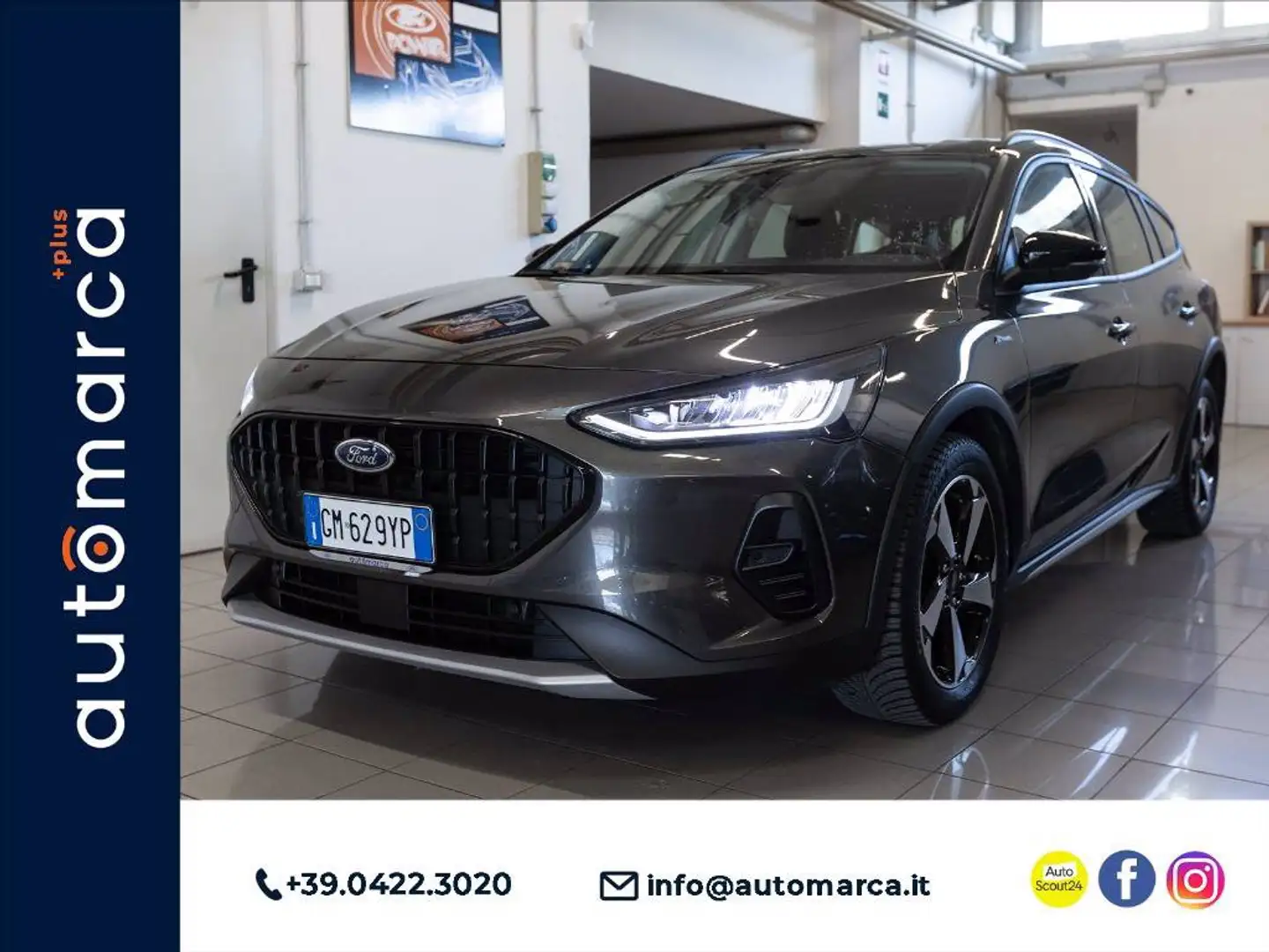 Ford Focus Active SW 1.0t ecoboost h 125cv Gris - 1