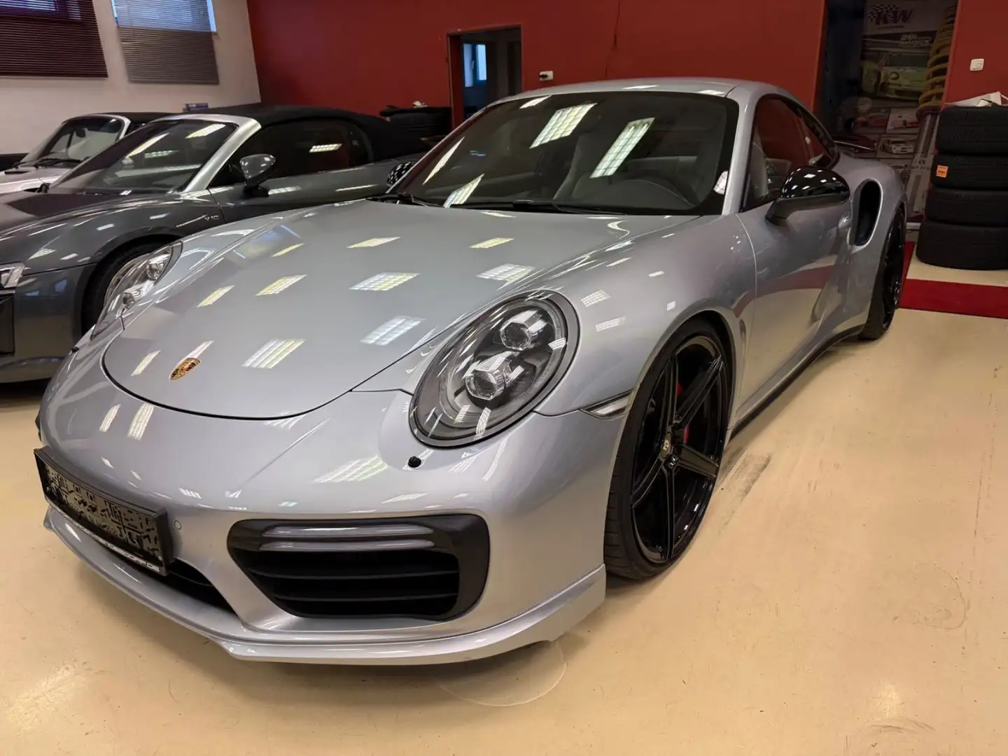 Porsche 991 911 Turbo 991.2 LOOK,BOSE,SHD,21"Z.,DEUTSCH Silber - 1