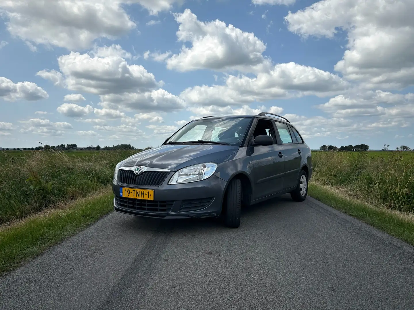 Skoda Fabia 1.2, 2012 met apple carplay Grijs - 1
