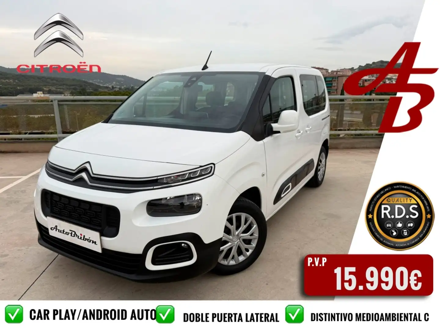 Citroen Berlingo BlueHDi S&S Talla M Live 100 Wit - 1