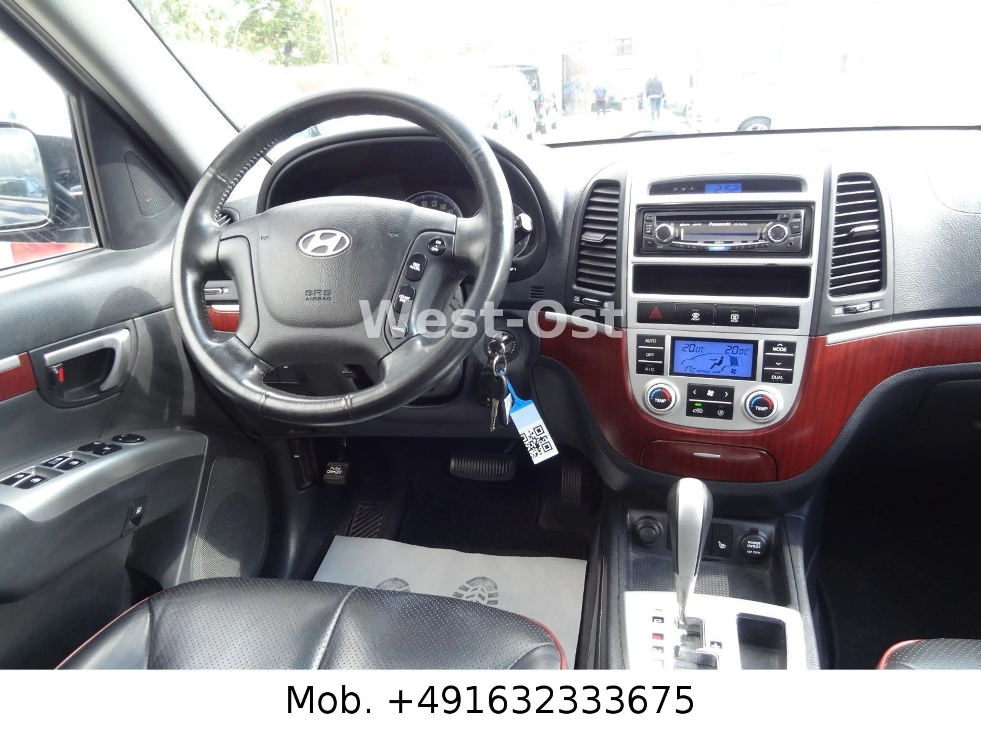Hyundai SANTA FE 2.2 CRDi GLS 4WD Automat Leder 1 Hand — photo 9