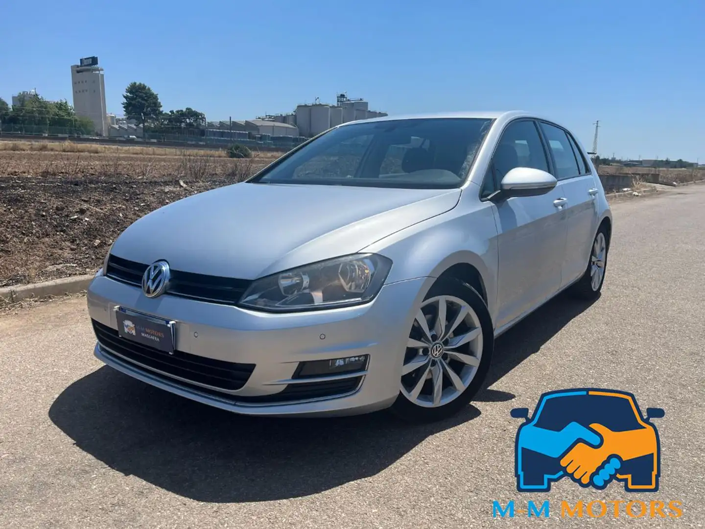 Volkswagen Golf 1.6 TDI 110 CV DSG 5p. Highline BlueMotion Technol Argent - 1