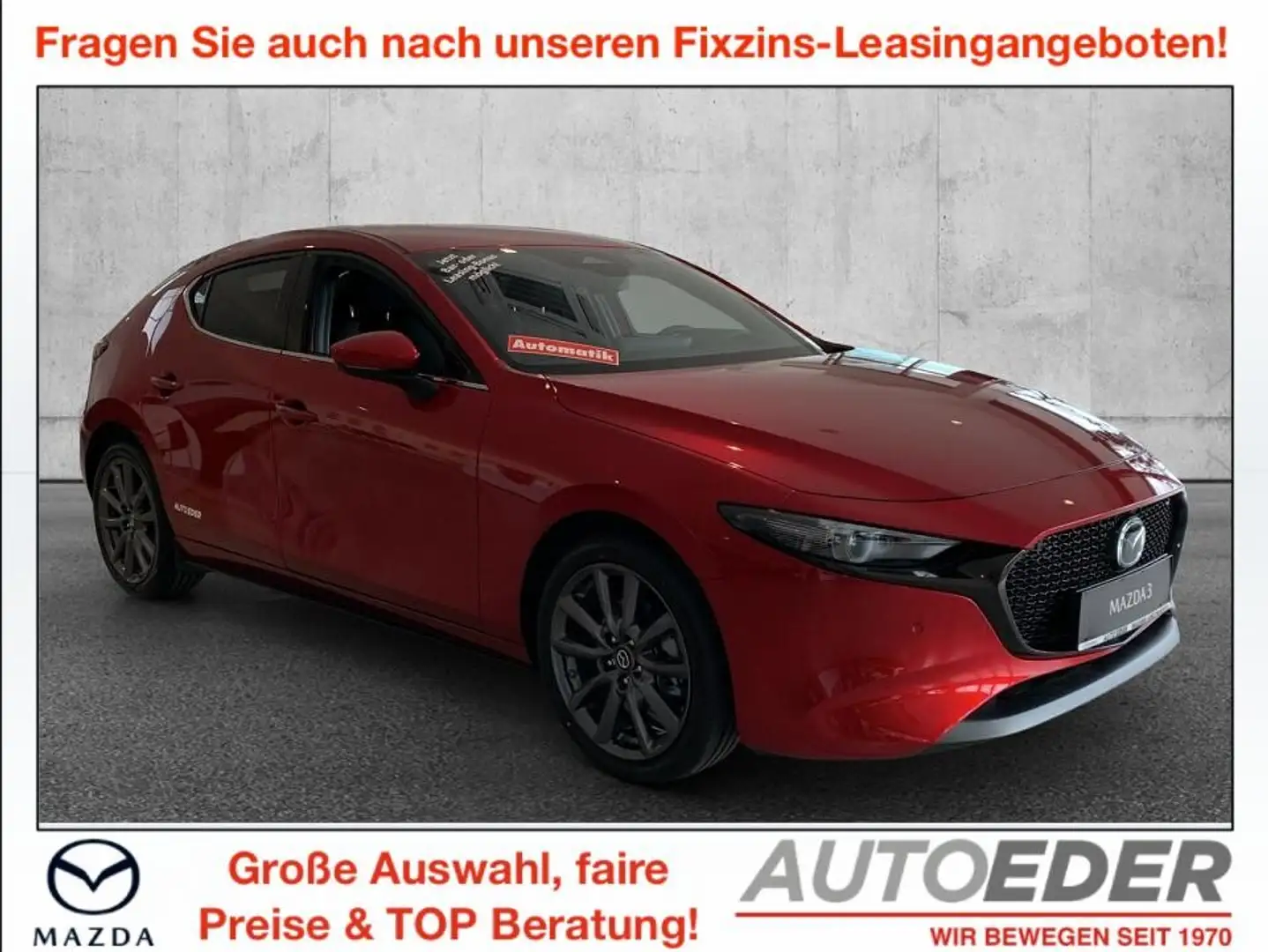 Mazda 3 Mazda3 e-Skyactiv-G140 Exclusive-Line Aut. Rot - 1