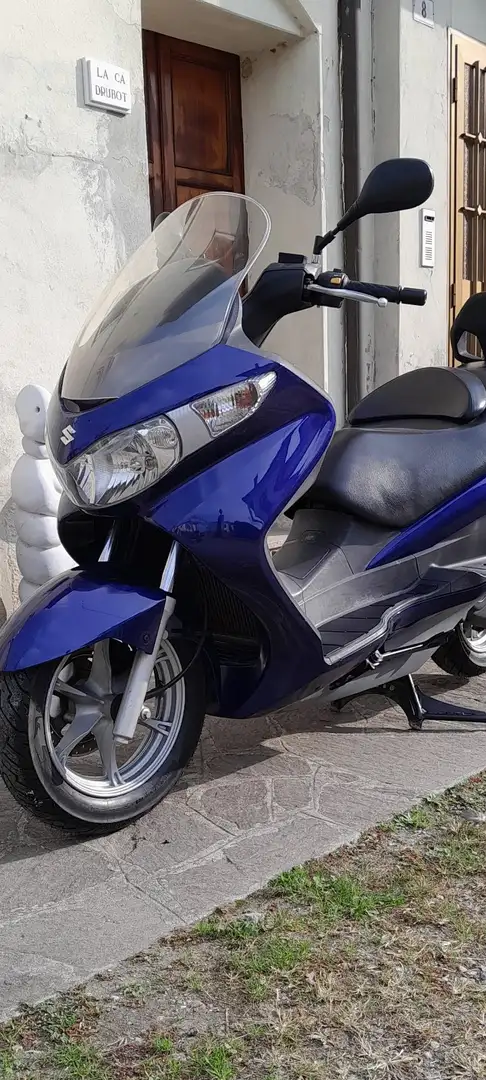 Suzuki Burgman 200 Bleu - 1