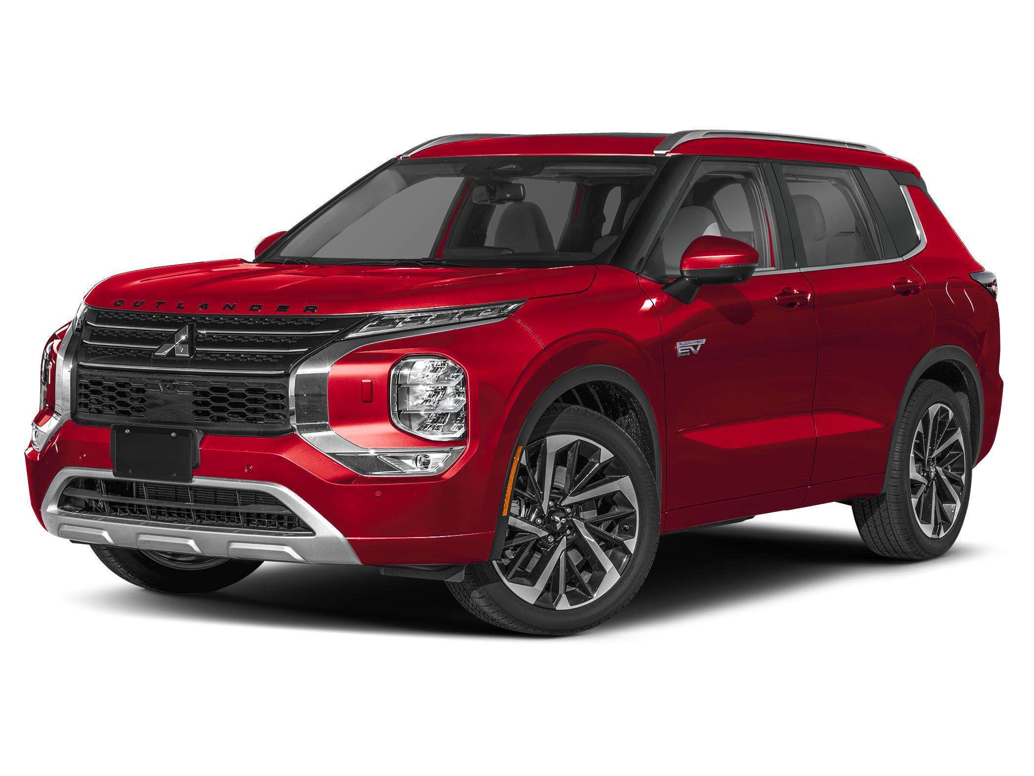 Red 2026 Mitsubishi Outlander Hybrid Plug-in   1-Speed Automatic