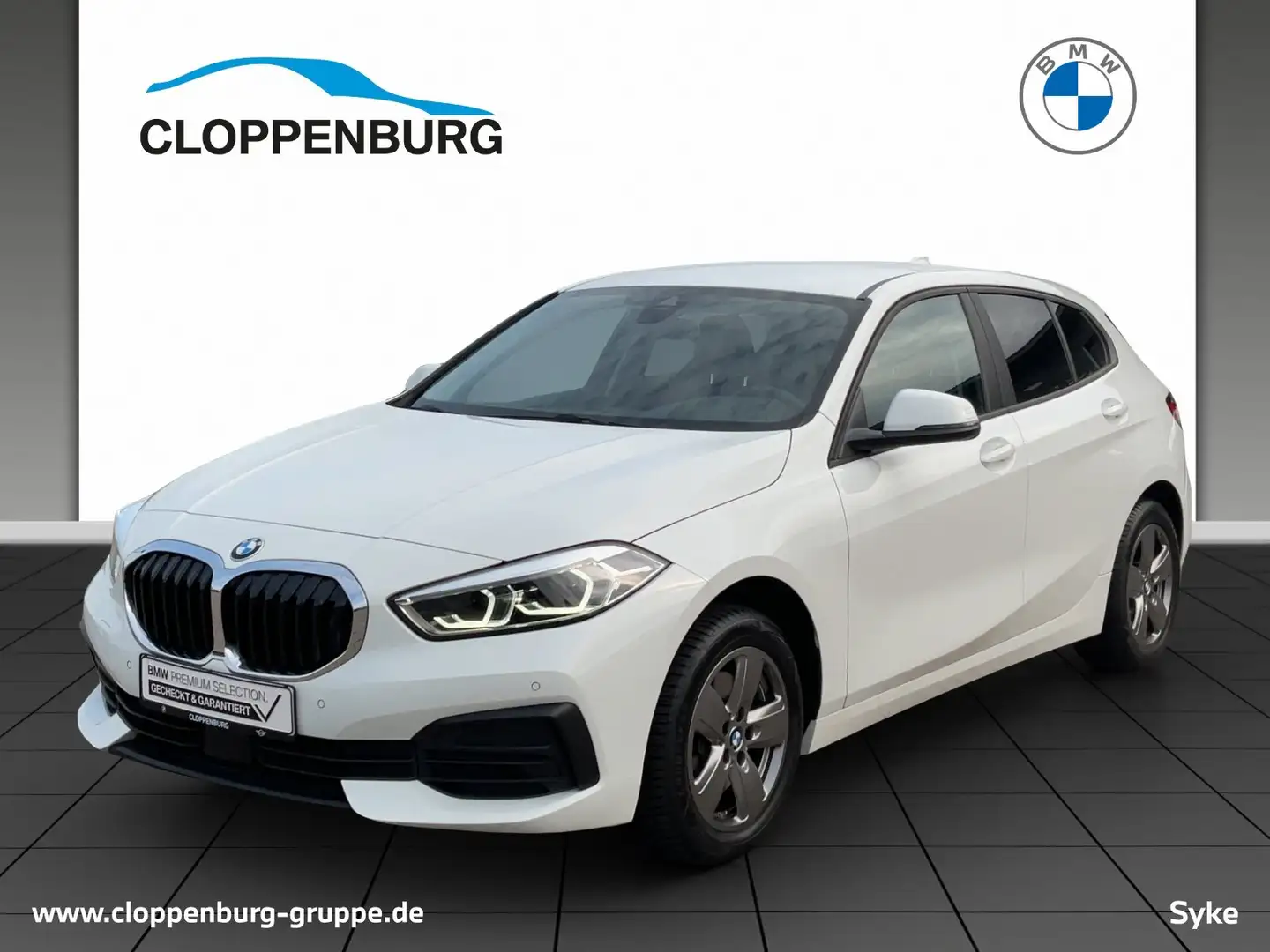 BMW 118 i Hatch Advantage+LED+Car Play+DAB+Active Guard+Sh Weiß - 1
