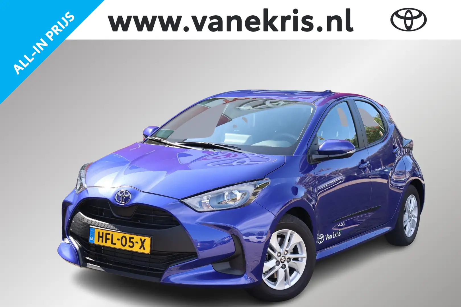 Toyota Yaris 1.5 Hybrid 115 Comfort , Lichtmetalen velgen, Demo Blauw - 1