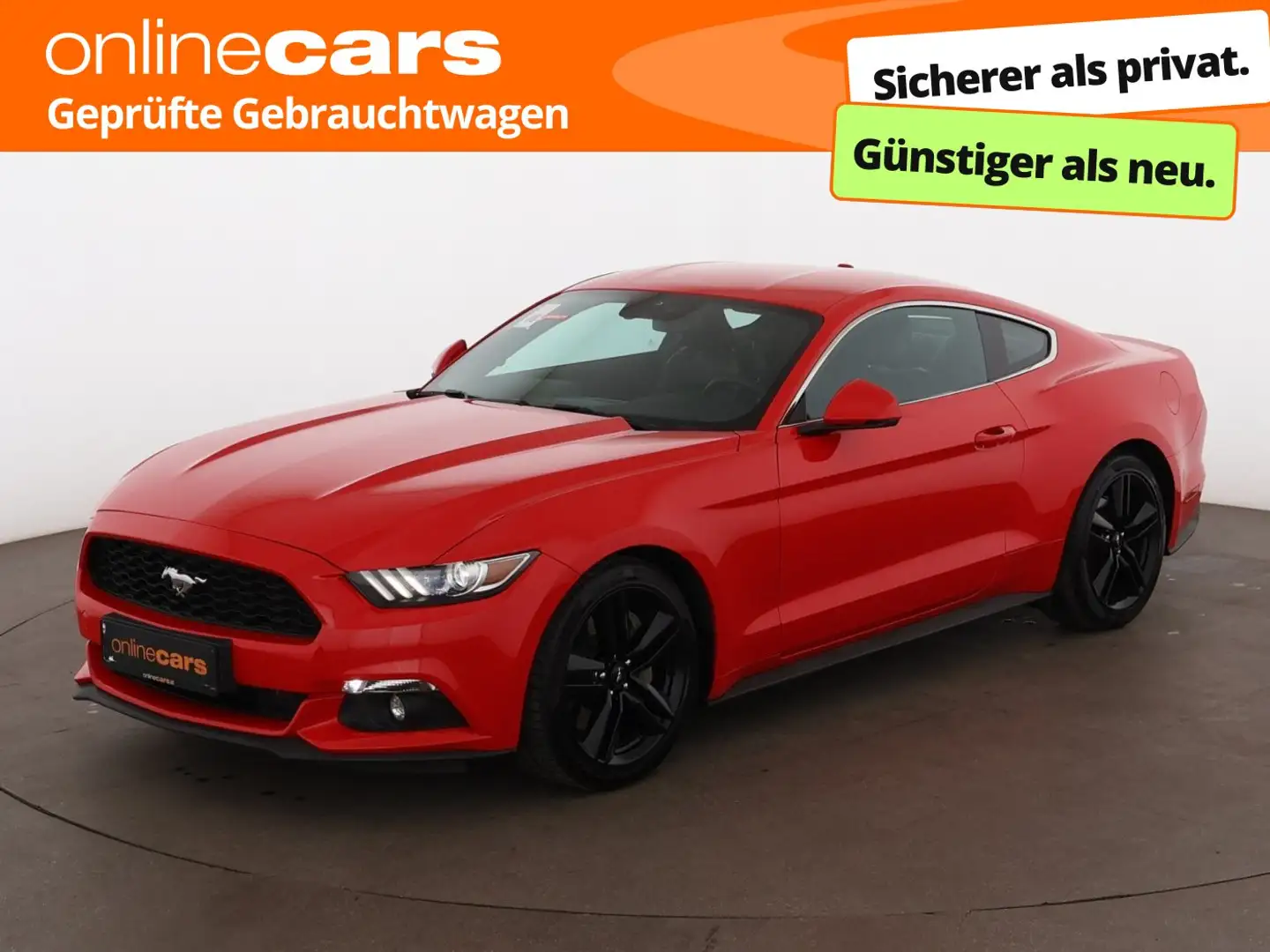 Ford Mustang 2.3 EcoBoost Fastback Aut XENON LEDER NAV Rot - 1