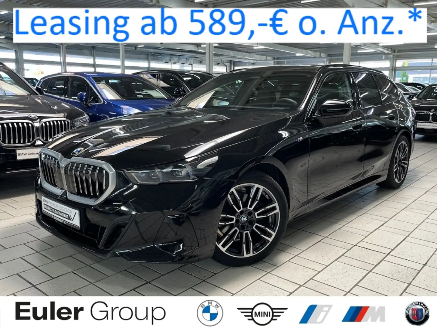 BMW 520 d xDrive Tour M Sport AHK Pano H/K StandHzg Travel Schwarz - 1