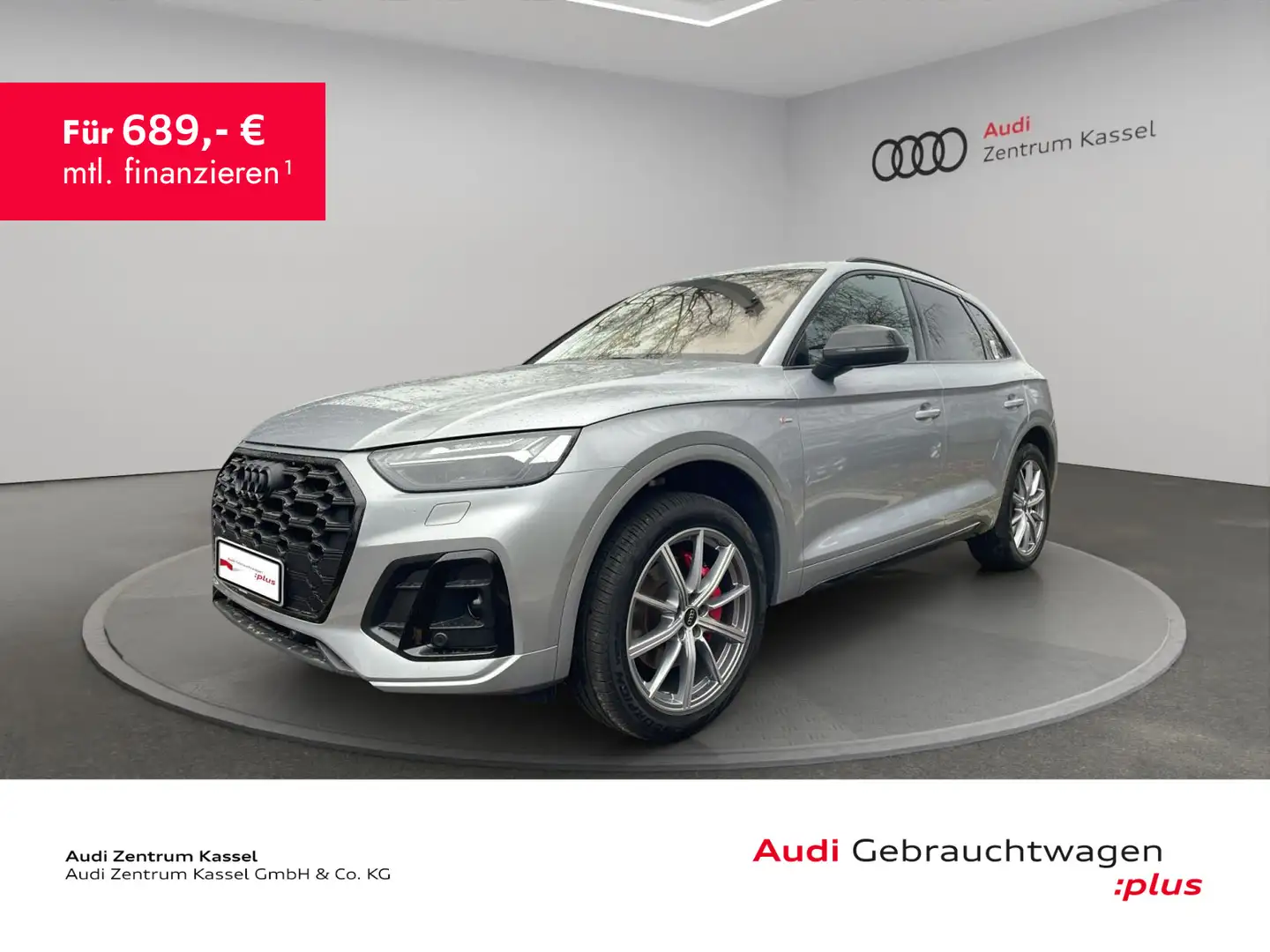 Audi Q5 50 TFSI e qu. S line Matrix B&O HuD Kamera Silber - 1