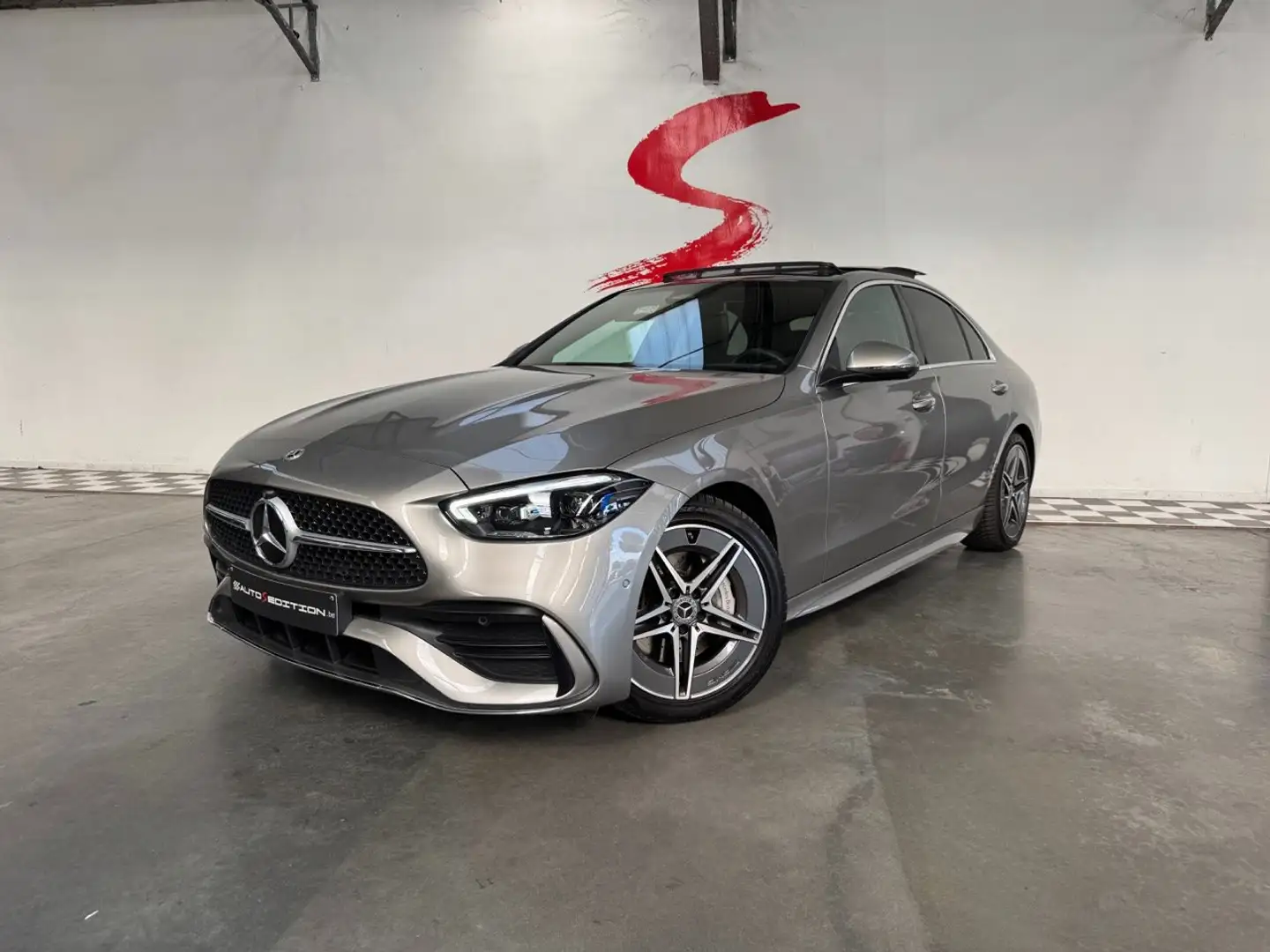 Mercedes-Benz C 200 C 200 d AMG Line / FULL OPTIONS Gris - 1