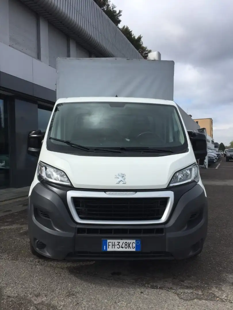 Peugeot Boxer 163CV CASSONE+TELO 4315X2100 KM 109800 PREZZ+ IVA Blanc - 2