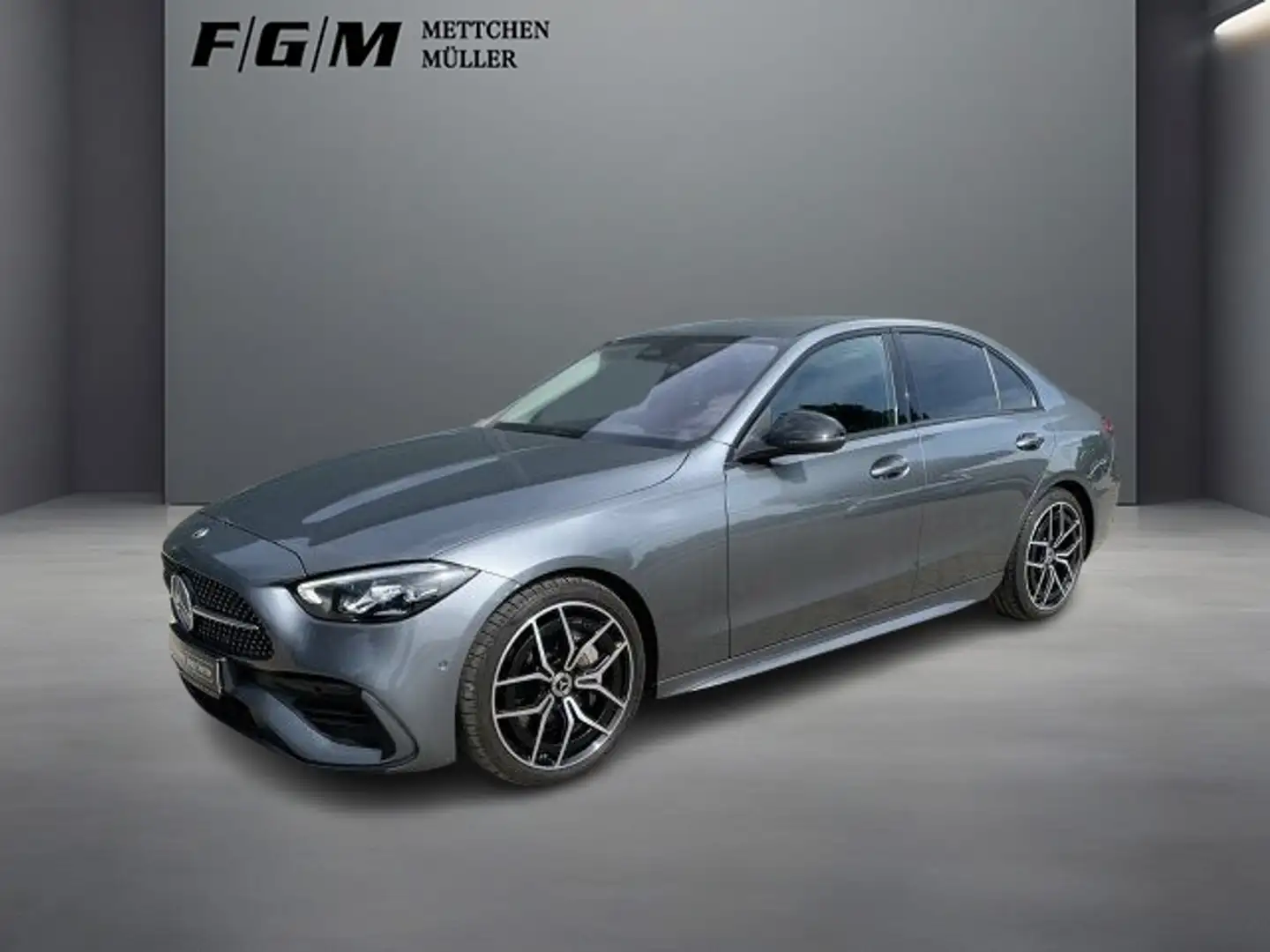 Mercedes-Benz C 200 4Matic AMG Line +Wide+LED+MBUX+Navi+Night Grau - 1