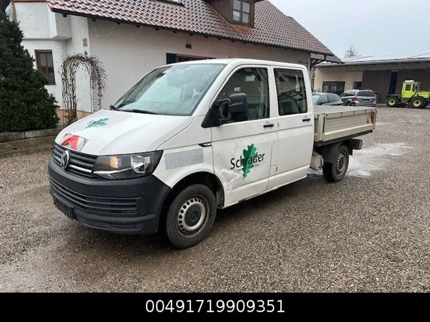Volkswagen T6 Transporter Pritsche4x4 Doppelk. lang Autom. Blanc - 1