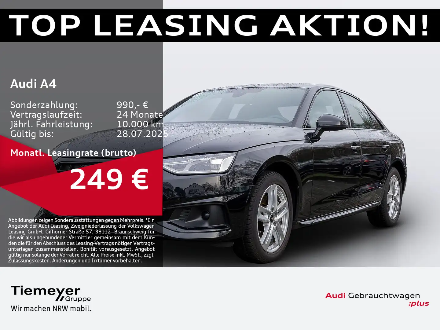 Audi A4 40 TDI Q ADVANCED LM18 OPS+ KAMERA KEYLESS Nero - 1