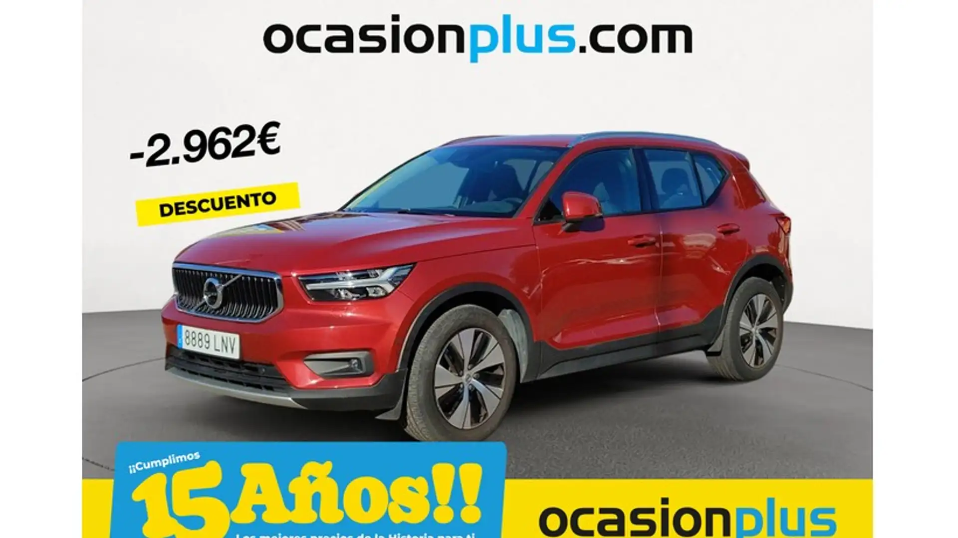 Volvo XC40 T3 Momentum Pro Aut. Rojo - 1