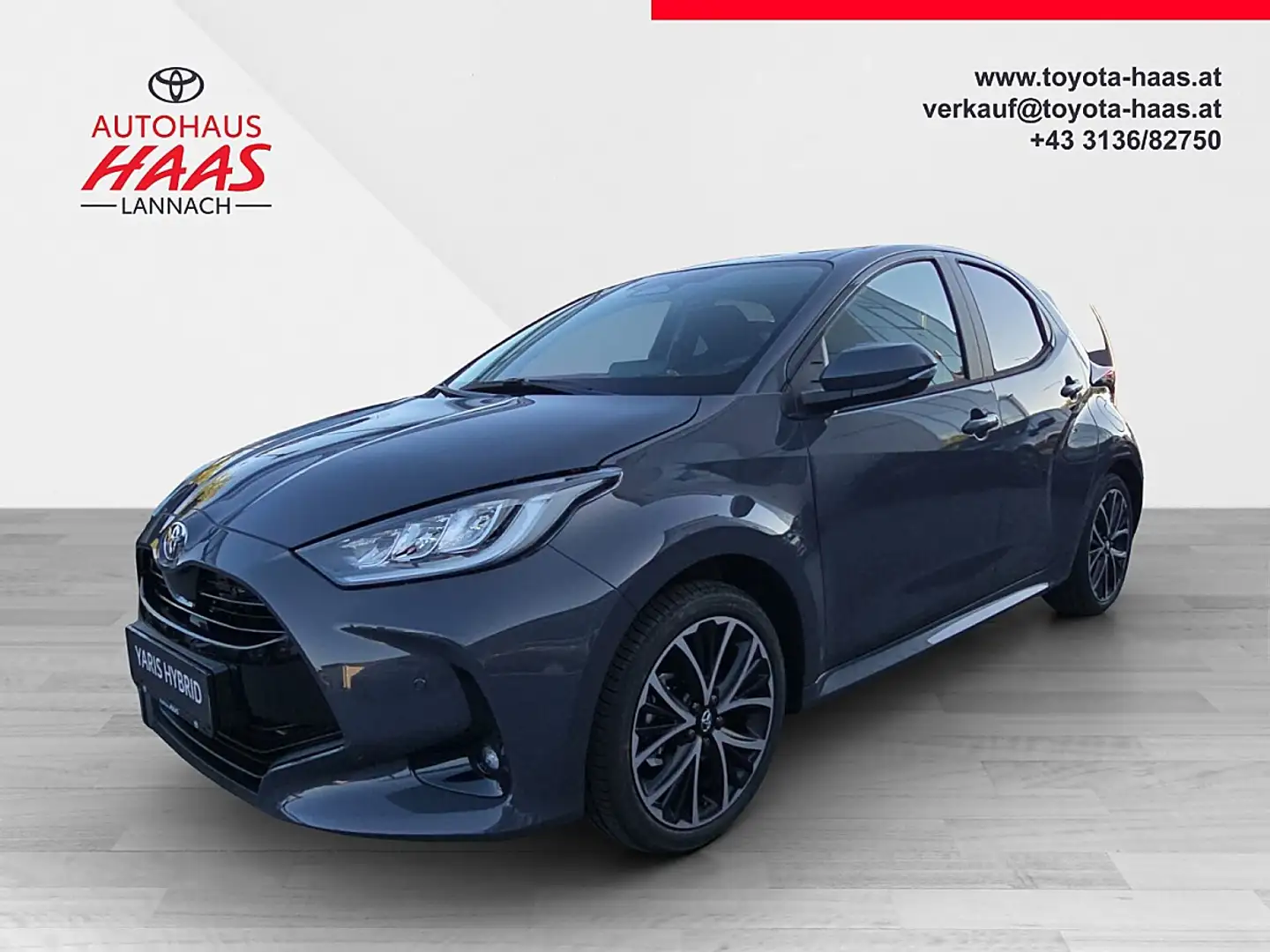 Toyota Yaris 1,5 VVT-i Hybrid Teamplayer+Technikpaket Grau - 1