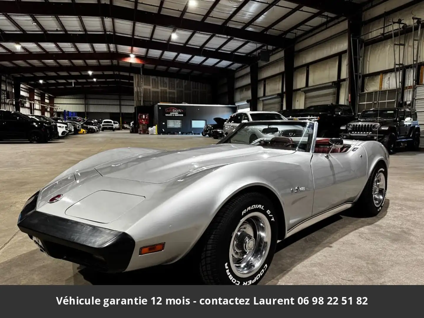 Chevrolet Corvette Stingray L48 1974 Tout compris Argent - 1