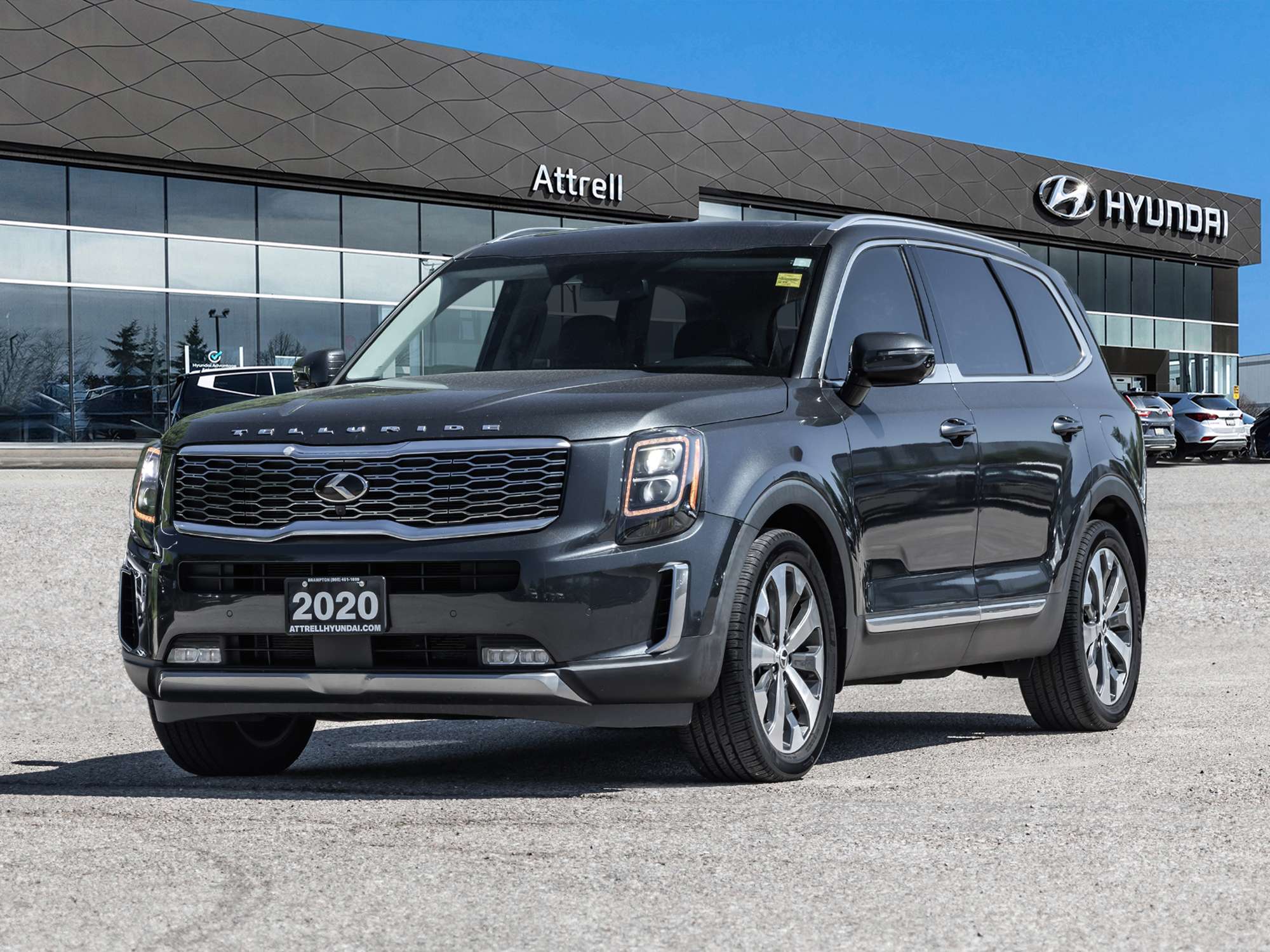 Gray 2020 Kia Telluride SUV / Crossover All-Wheel Drive Automatic