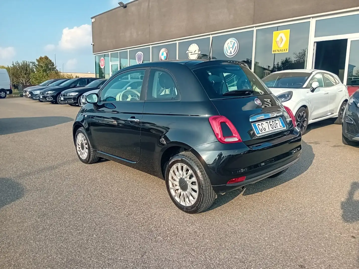 Fiat 500 1.0 hybrid Cult 70cv PREZZO VERO Nero - 2